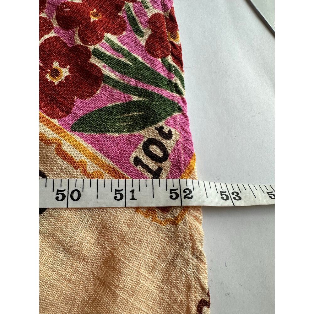 Paper Heart Floral Sz L Maxi Dress Cottagecore Boho Sleeveless Summer Midi/Maxi - Picture 12 of 12